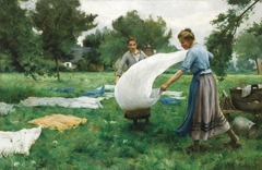 Washing Day by Thérèse-Marthe-Françoise Dupré