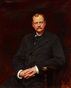 William Waldorf Astor (1848–1919), 1st Viscount Astor by Hubert von Herkomer