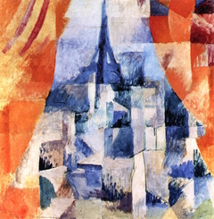 Window with Orange Curtains by Robert Delaunay
