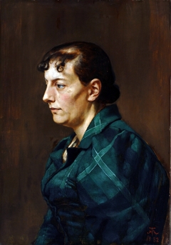 Woman portrait by Hans Thoma
