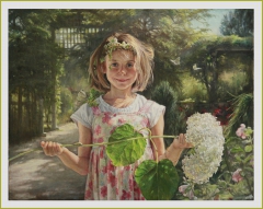 Young Flora by Helene Beland