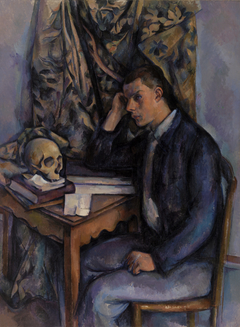 Young Man and Skull (Jeune homme à la tête de mort) by Paul Cézanne