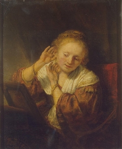Young woman with earrings