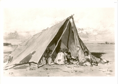 Zigeuner im Zelt by August von Pettenkofen