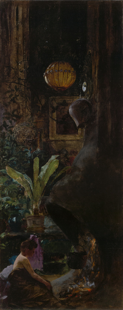 A Corner of the 72nd Street Studio by Louis Comfort Tiffany