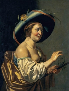 A Shepherdess by Jan van Bijlert