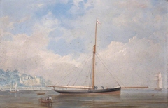 A Single-Masted Yacht by Charles Gregory