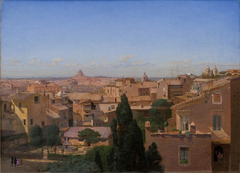 A View of Rome Seen from the Artist's Dwelling by Hans Jørgen Hammer