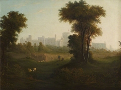 A View of Windsor Castle by attributed to John Curtis the elder