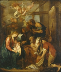 Adoration of the Shepherds by Anthony van Dyck