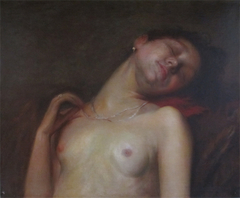 Adormecida - Estudo para “Nu deitado” by Eliseu Visconti
