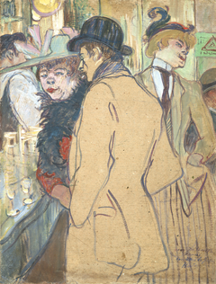 Alfred la Guigne by Henri de Toulouse-Lautrec