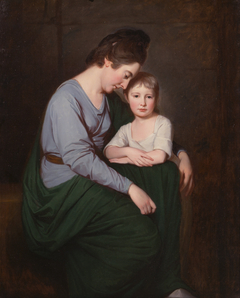 Ann Wilson with Her Daughter, Sybil by George Romney