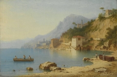 Ansicht von Villafranca bei Nizza by Carl Morgenstern