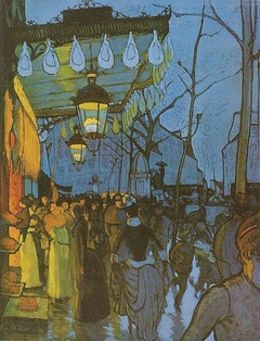 Avenue de Clichy: Five O’Clock in the Evening by Louis Anquetin