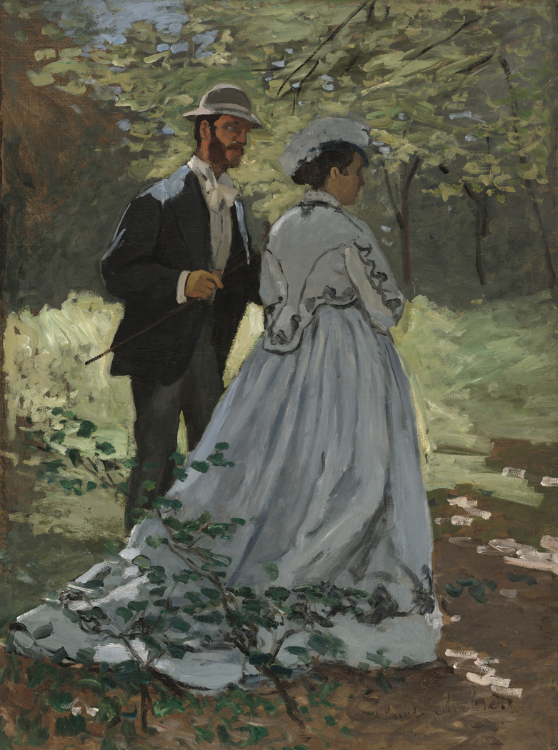Bazille and Camille (Study for "Déjeuner sur l'Herbe")