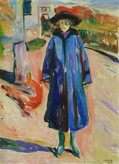 Blue Coat in Sunshine by Edvard Munch