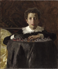 Boy with Toy Soldiers by Antonio Mancini