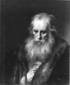 Brustbild eines alten Mannes (zugeschrieben) by Govert Flinck