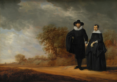 Burgomaster Cornelis Damasz. van der Gracht and his Wife, Jopken Jacobs, in a Landscape