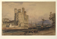 Caernarvon Castle by Peter De Wint