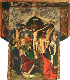 Calvary from altarpiece of Sainte Engratia from altarpiece of Sainte Engratia by Bartolomé Bermejo