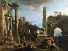 Caprice View with Roman Ruins