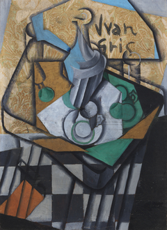 Carafe, Cups and Glasses by Juan Gris