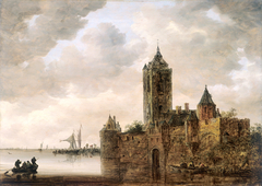 Castle at the Seaside by Jan van Goyen