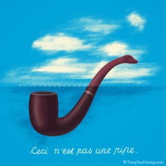 Ceci n'est pas une pipe by Tang Yau Hoong