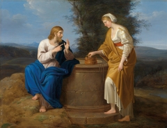 Christ and the Samaritan Woman at the Well by Ferdinand Georg Waldmüller
