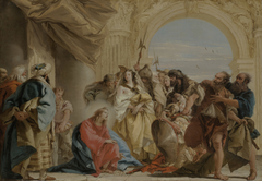 Christ and the Woman Taken in Adultery by Giovanni Domenico Tiepolo