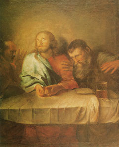 Christ at Emmaus by Christopher Paudiß