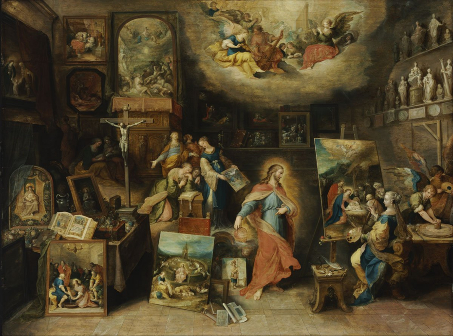 Christ in the Studio (Pictura Sacra)
