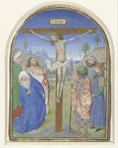 Christus aan het kruis by Simon Marmion