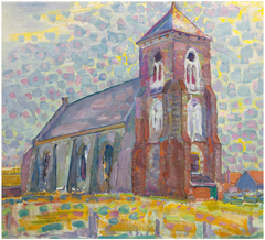 Church in Zoutelande by Piet Mondrian