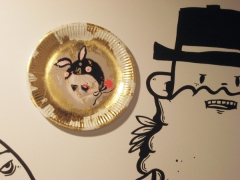 Colette on paper plate