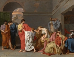 Coriolanus Taking Leave of his Family by Anne-Louis Girodet de Roussy-Trioson