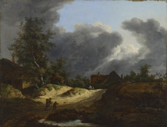 Cottages on the dunes by Jacob van Ruisdael
