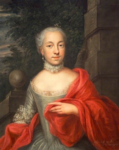 Countess d'Ulm, active 1761 by Wolfgang Dietrich Majer