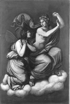 Das Märchen von Amor und Psyche: Psyche vor Venus by Wilhelm von Kaulbach