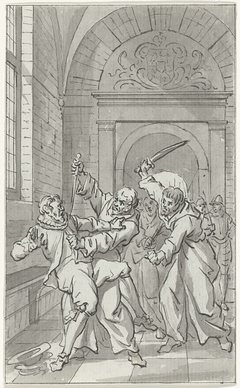 De overrompeling van het Spaanse garnizoen op Slot Loevestein door Herman de Ruiter, december 1570 by Jacobus Buys