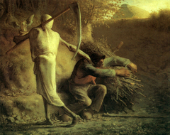 Death and the Woodcutter by Jean-François Millet