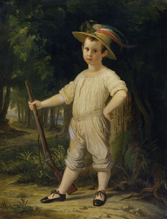 Der kleine Farmer (Der kleine Jäger) by Wilhelm von Kaulbach