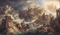 Die Schlacht bei Salamis by Wilhelm von Kaulbach
