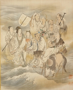 Eight Immortals by Mori Kansai