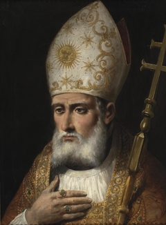 El patriarca san Juan de Ribera (copia) by Salvador Martínez Cubells