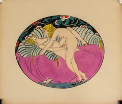 Erotic Scene with Two Women by Gerda Wegener