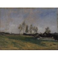 Etude de paysage by Jean-Baptiste-Camille Corot