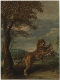 Fábula del león y el ratón by Frans Snyders